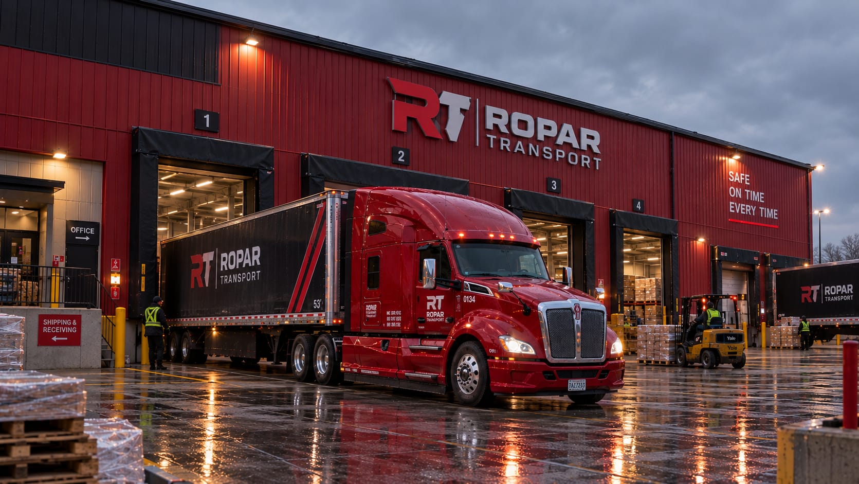 Ropar Transport warehouse and loading dock